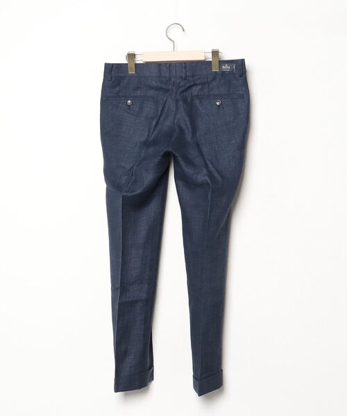 「ABAHOUSE」 スラックス 46 ネイビー メンズ_画像2