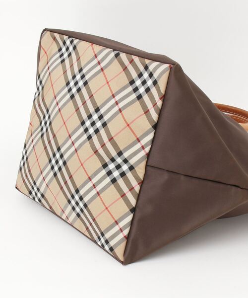 BURBERRY BLUE LABEL チェック柄バッグ BURBERRY BLUE LABEL 「BURBERRY LABEL」 チェック柄トート