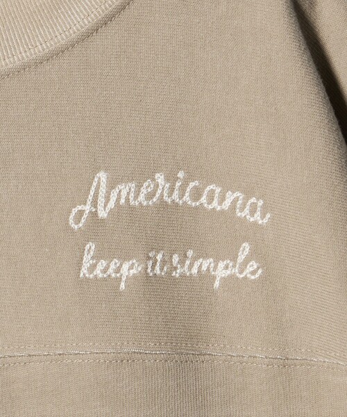 AMERICANA（アメリカーナ） tシャツ 「Americana」フットボール ロング