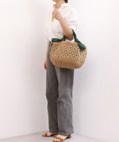 「cache cache」 かごバッグ FREE ピンク レディース_画像2