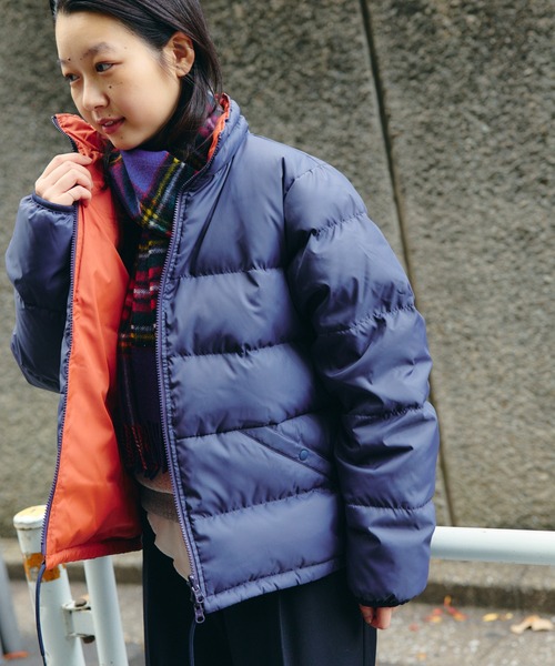 ビームスボーイ　ダウンジャケット　ネイビー BEAMS BOY（ビームス ボーイ） ダウンコート ダウンジャケット 「2/5再