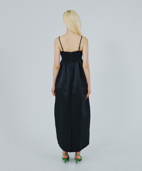 ワンピース ANDRESD ribbons puffy volume dress リボンパフィーボリュームドレス / ribbons puffy volume dress