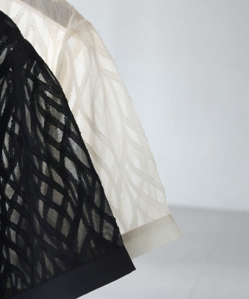 「cheriella」 半袖ブラウス M アイボリー レディース_画像4