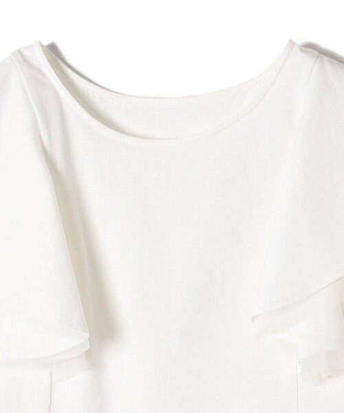 「SHIPS Colors」 半袖ブラウス ONE SIZE オフホワイト レディース_画像6