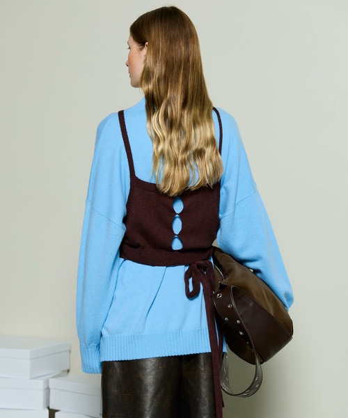 れ*ど様 完売品　メゾンスペシャル ニット　シャツ　ブラウン　02 擬麻ニットポロシャツ(M ブラウン系): メンズ｜メーカーズシャツ鎌倉