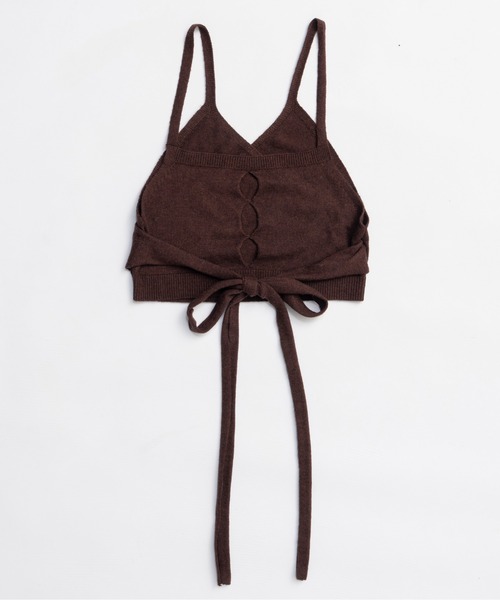 れ*ど様 完売品　メゾンスペシャル ニット　シャツ　ブラウン　02 Backers 長袖ニットポロシャツ | ブラウン - 古着屋グレープフルーツ