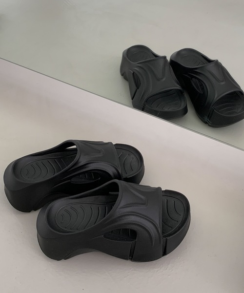 「Didot.showroom」 フラットサンダル 22.5cm ブラック レディース_画像7