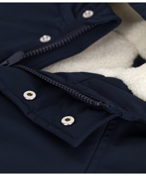 PETIT BATEAU（プチバトー） ダウン アウター フード付きジャケット