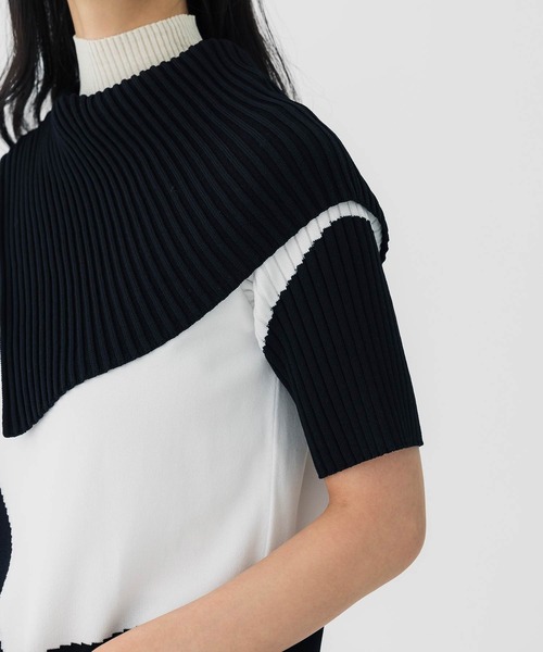 「UNITED TOKYO」 半袖ニット FREE ブラウン レディース_画像9