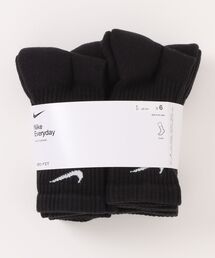 NIKE（ナイキ） 靴下 「NIKEアパレル」6PエブリデイBDクッションクルー