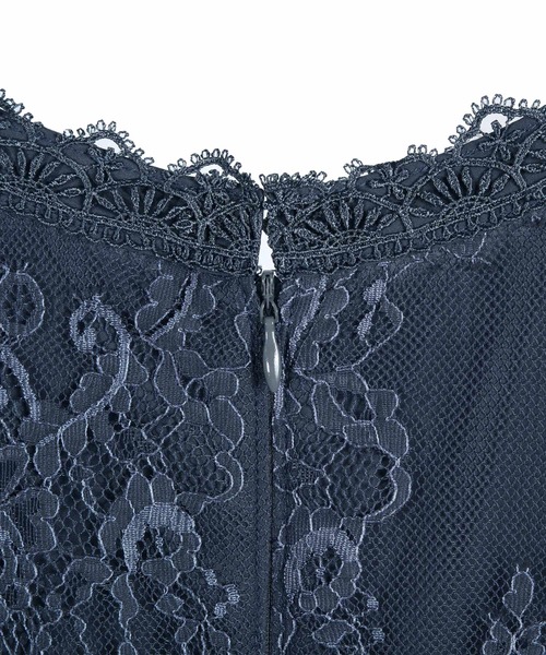 「DRESS PLUS」 半袖ワンピース M ボルドー レディース_画像4