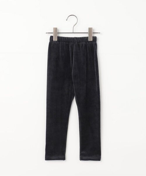 パンツ 「ジュニア対応」ベロアタッチのメルティ起毛フリースぬくぬくレギンス キッズ 子供服 男の子 女の子 | p.premier | 01