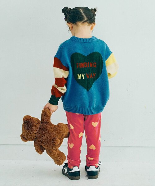 パンツ 「ジュニア対応」ベロアタッチのメルティ起毛フリースぬくぬくレギンス キッズ 子供服 男の子 女の子 | p.premier | 23