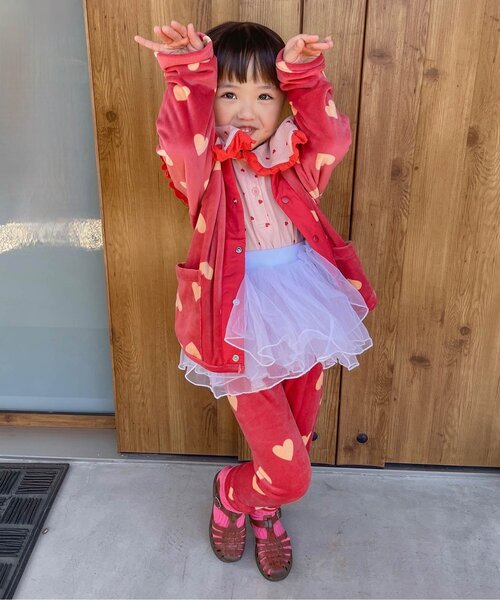 パンツ 「ジュニア対応」ベロアタッチのメルティ起毛フリースぬくぬくレギンス キッズ 子供服 男の子 女の子 | p.premier | 19