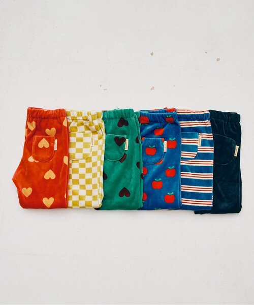 パンツ 「ジュニア対応」ベロアタッチのメルティ起毛フリースぬくぬくレギンス キッズ 子供服 男の子 女の子 | p.premier | 08