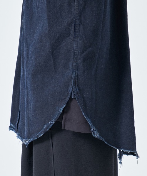 marka / 長袖シャツ/2/コットン/BLU marka（マーカ） 長袖シャツ 2 ネイビー メンズ : ZOZOTOWN Yahoo!店