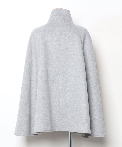 RUIRUE BOUTIQUE グレー ポンチョコート S-M RUIRUE BOUTIQUE（ルイルエブティック） ポンチョ S〜M グレー