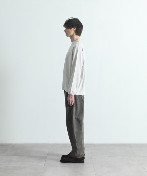 「CITY TOKYO」 長袖Tシャツ 1 オフホワイト メンズ_画像3