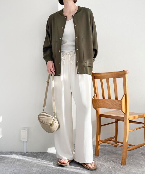 「fredy emue」 スタジャン 38 グレー レディース_画像5