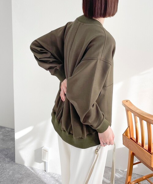 「fredy emue」 スタジャン 38 グレー レディース_画像9