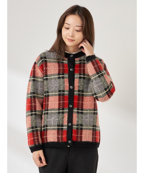 McGREGOR（マックレガー） カーディガン タータンチェックJQ