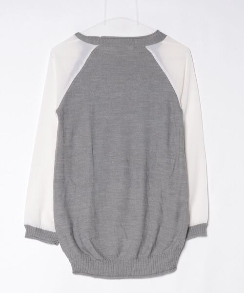 「ATSURO TAYAMA」 長袖ニット 36 グレー レディース_画像2