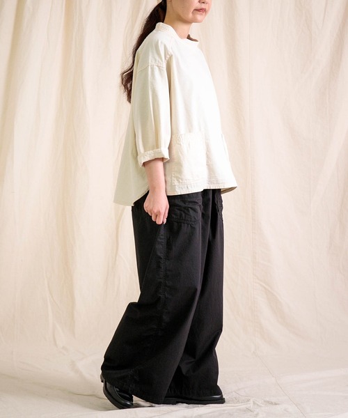 Brocante ブラウス シャツ 「Brocante / ブロカント」 20/16オックス 