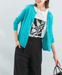 「URBAN RESEARCH ROSSO WOMEN」 ニットカーディガン FREE ブラック レディースの画像3