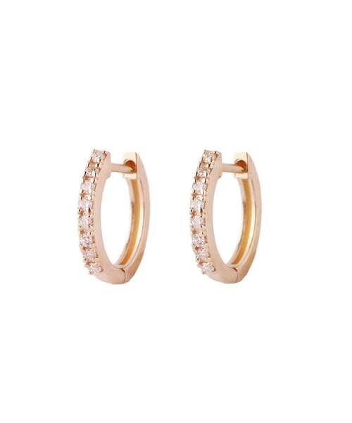 SIENA ROSE（シエナロゼ） ピアス ROSETEN・ダイヤラインフープピアス