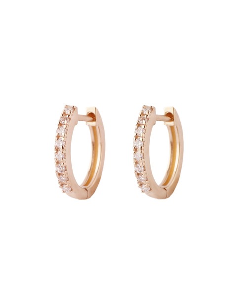 ピアス ROSETEN・ダイヤラインフープピアス レディース
