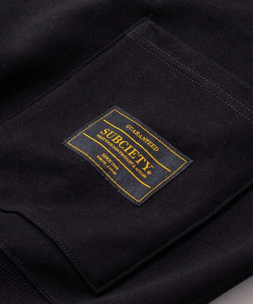 「Subciety」 スウェットカットソー X-LARGE ブラック メンズ_画像7