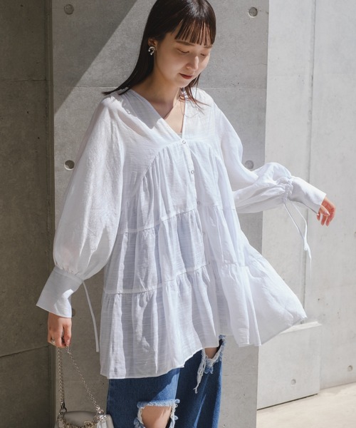 Kastane（カスタネ） 長袖チュニック FREE グレー レディース