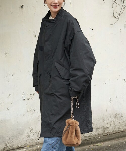 FREAK'S STORE（フリークスストア） モッズコート フリ- ブラック
