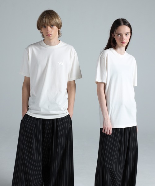 Y-3 tシャツ REGULAR SHORT SLEEVE TEE メンズ レディース : ZOZOTOWN