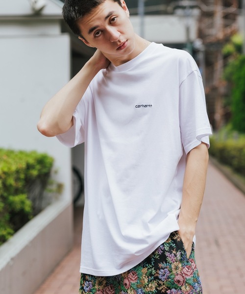 「Carhartt WIP」 半袖Tシャツ M ブラウン メンズ_画像3
