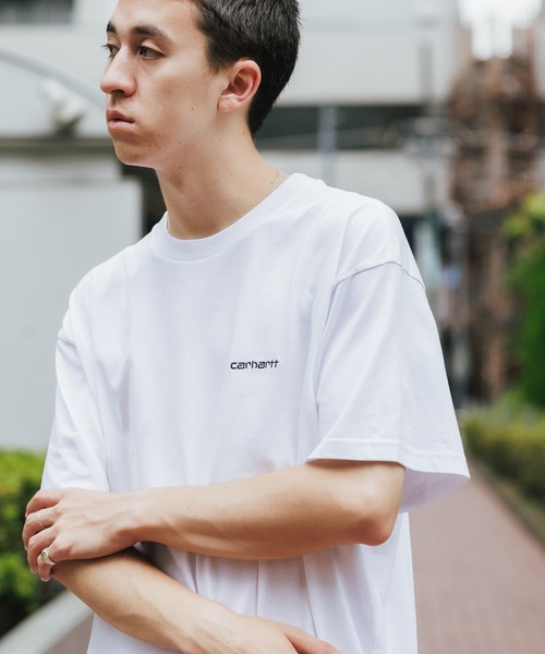 「Carhartt WIP」 半袖Tシャツ M ブラウン メンズ_画像4