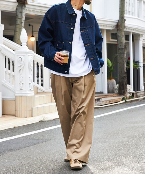 「FREAK'S STORE」 デニムジャケット LARGE ダークインディゴブルー メンズ_画像9