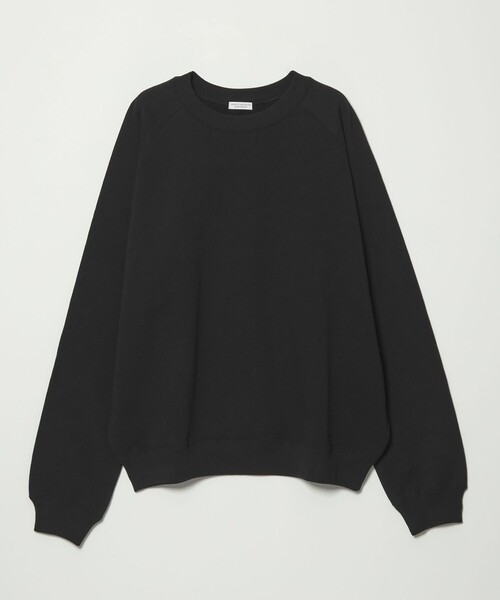 everyone ラグランスウェットトレーナー 長袖 M ブラック BEAUTY＆YOUTH UNITED ARROWS トレーナー スウェット 「WEB限定