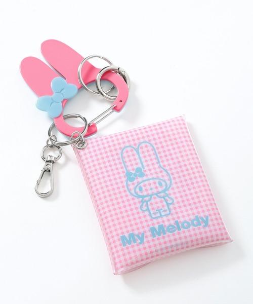 Me%（ミィパーセント） ポーチ 「マイメロディ」カラビナツキクリア