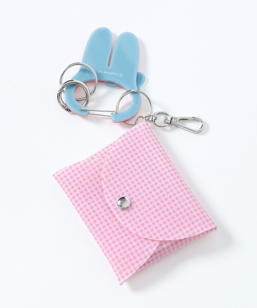 Me%（ミィパーセント） ポーチ 「マイメロディ」カラビナツキクリア