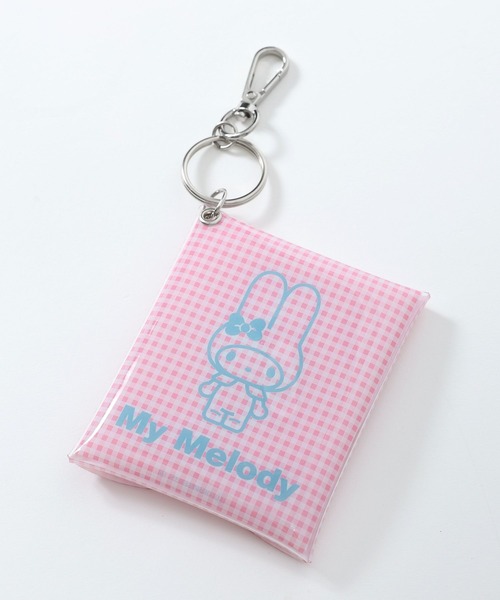 新品✳︎マイメロディポーチ Me%（ミィパーセント） ポーチ 「マイメロディ」カラビナツキクリア