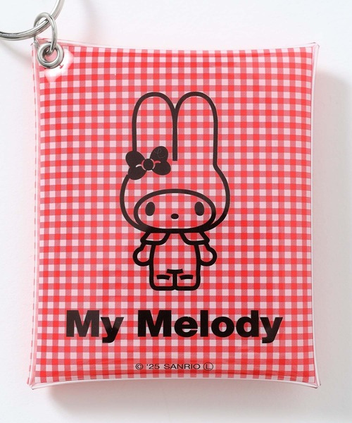 新品✳︎マイメロディポーチ Me%（ミィパーセント） ポーチ 「マイメロディ」カラビナツキクリア