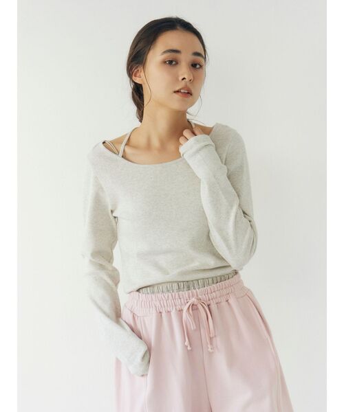 Ungrid シャツリボンチューブトップ Ungrid - Ungrid シャツリボンチューブトップの通販 by Sea's shop