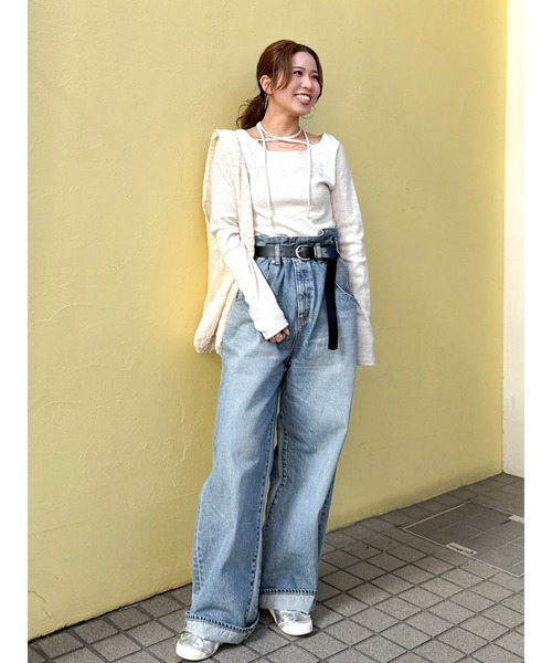 Ungrid シャツリボンチューブトップ Ungrid - Ungrid シャツリボンチューブトップの通販 by Sea's shop