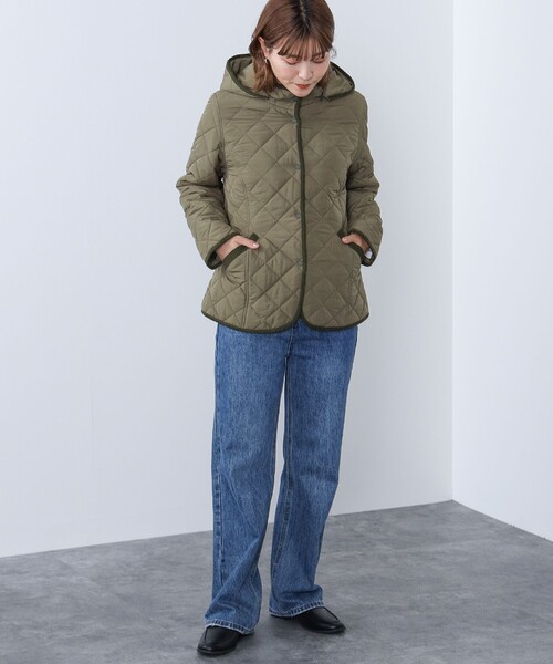 「BEAMS HEART」 ブルゾン LARGE オリーブ レディース_画像6