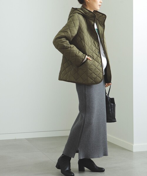 「BEAMS HEART」 ブルゾン LARGE オリーブ レディース_画像8