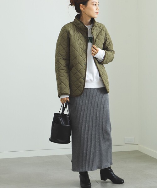 「BEAMS HEART」 ブルゾン LARGE オリーブ レディース_画像9