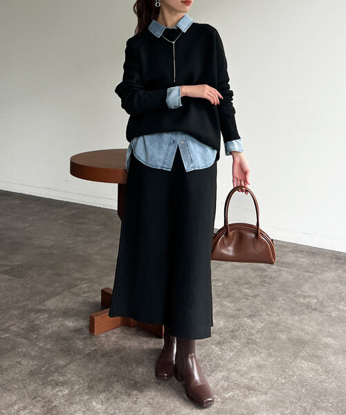 「Chez toi」 セットアップ FREE ブラック レディースの画像2