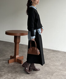 「Chez toi」 セットアップ FREE ブラック レディースの画像7