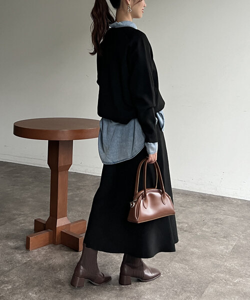 「Chez toi」 セットアップ FREE ブラック レディースの画像8